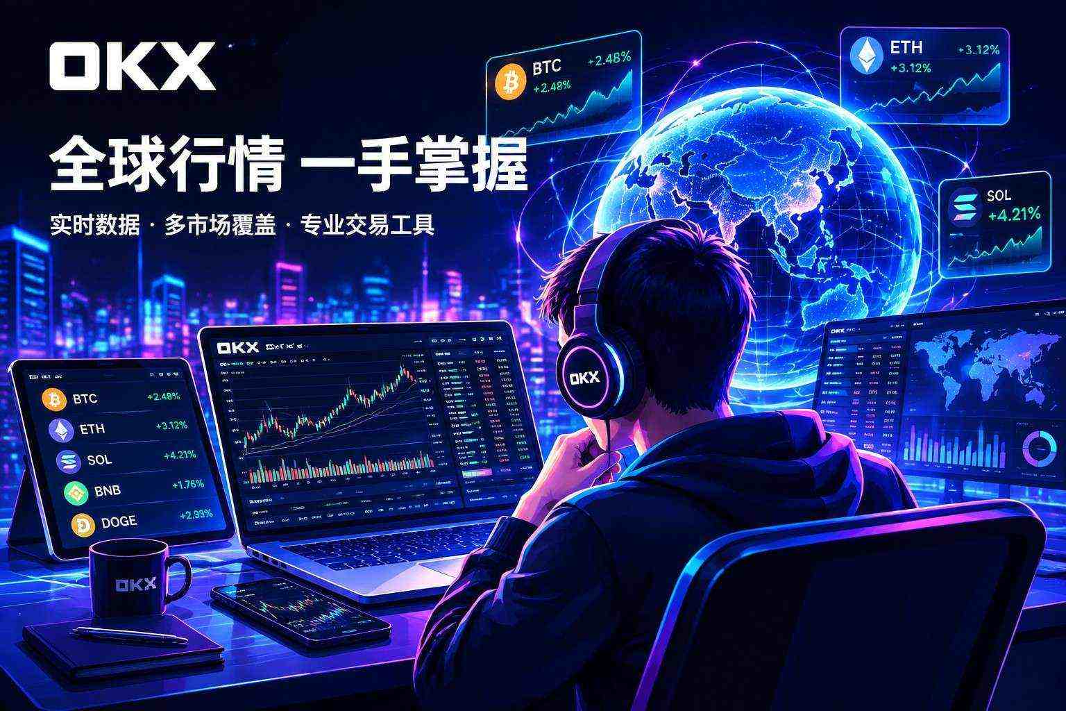 OK 交易平台官方客户端下载入口 支持数字资产实时交易与资产管理手机端下载安装流程示意图